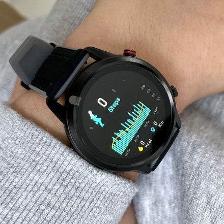 Smartwatch z funkcją rozmowy szary Pacific 36-04 Sport Kroki Kalorie Puls Ciśnienie