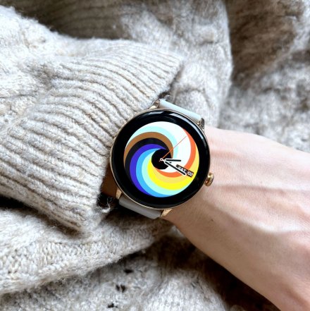 Damski smartwatch z funkcją rozmowy szary Pacific 37-03 Sport Kalorie Puls Termometr
