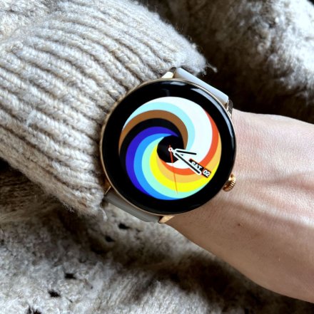 Damski smartwatch z funkcją rozmowy szary Pacific 37-03 Sport Kalorie Puls Termometr
