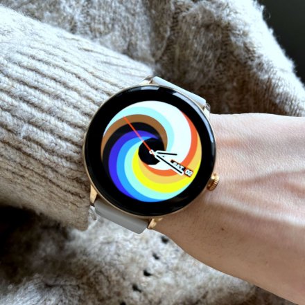 Damski smartwatch z funkcją rozmowy szary Pacific 37-03 Sport Kalorie Puls Termometr