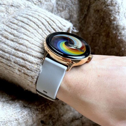 Damski smartwatch z funkcją rozmowy szary Pacific 37-03 Sport Kalorie Puls Termometr