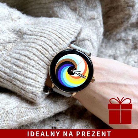 Damski smartwatch z funkcją rozmowy szary Pacific 37-03 Sport Kalorie Puls Termometr