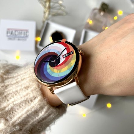 Damski smartwatch z funkcją rozmowy biały Pacific 37-04 Sport Kalorie Puls Termometr