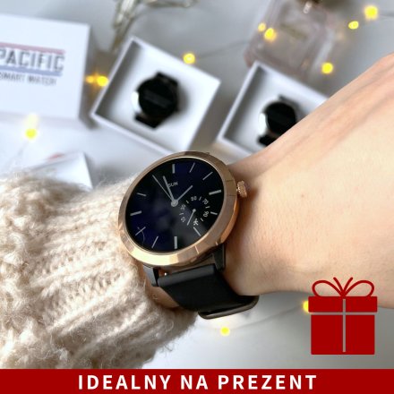 Damski smartwatch z ciśnieniomierzem Pacific 38-02 Sport Kalorie Puls Termometr