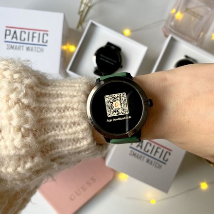 Damski smartwatch z ciśnieniomierzem Pacific 38-06 Sport Kalorie Puls Termometr