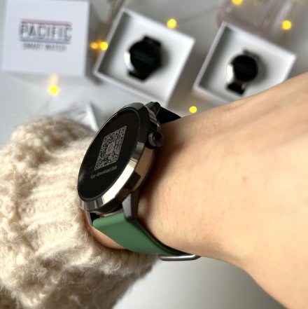 Damski smartwatch z ciśnieniomierzem Pacific 38-06 Sport Kalorie Puls Termometr