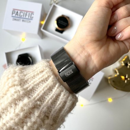Damski smartwatch z ciśnieniomierzem Pacific 39-03 Sport Kalorie Puls Termometr