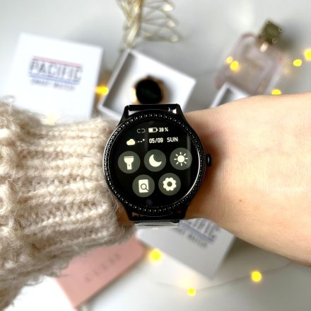 Damski smartwatch z ciśnieniomierzem Pacific 39-03 Sport Kalorie Puls Termometr