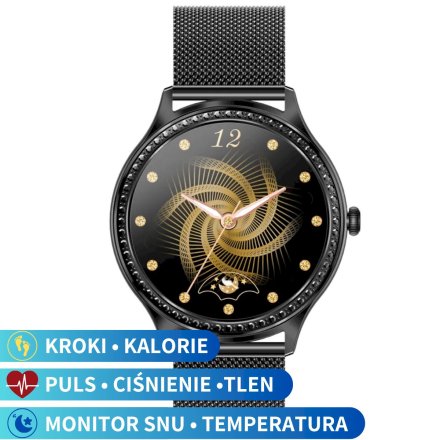 Damski smartwatch Pacific 39-03 Sport Kalorie Puls Termometr