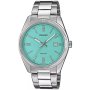 Srebrny zegarek Casio Classic Tiffany Blue MTP-1302PD-2A2VEF