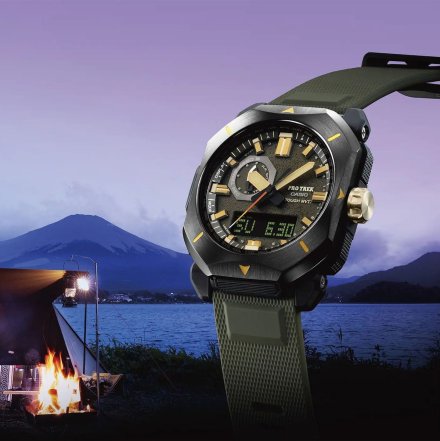 Zegarek Męski Casio PRW-6900Y-3ER Protrek Premium Octagon PRW 6900 3