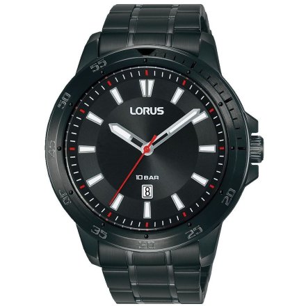 Zegarek Męski Lorus Classic czarny z bransoletą RH921PX9