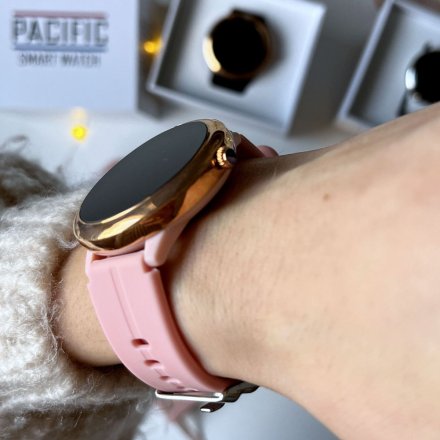 Damski smartwatch z ciśnieniomierzem Pacific 40-03 Sport Kalorie Puls Termometr