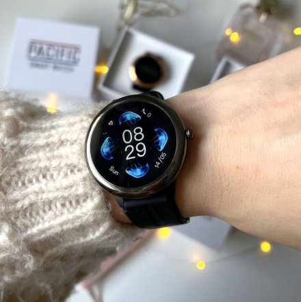 Damski smartwatch z ciśnieniomierzem Pacific 40-04 Sport Kalorie Puls Termometr