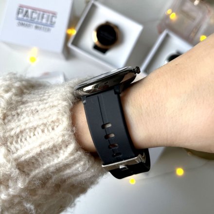 Damski smartwatch z ciśnieniomierzem Pacific 40-04 Sport Kalorie Puls Termometr