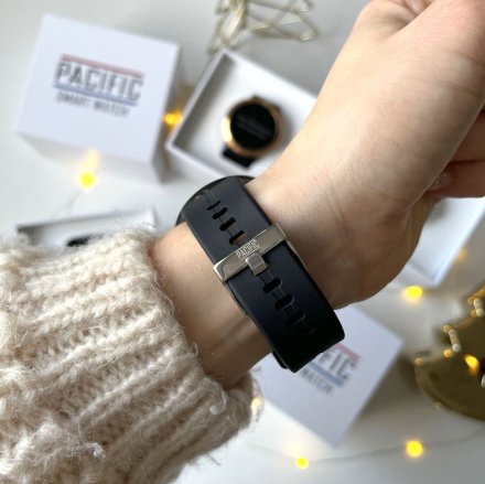 Damski smartwatch z ciśnieniomierzem Pacific 40-04 Sport Kalorie Puls Termometr