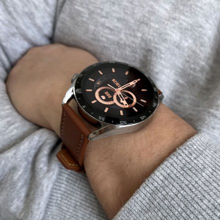 Smartwatch z funkcją rozmowy brązowy Pacific 42-03 Sport Kroki Kalorie Puls Ciśnienie