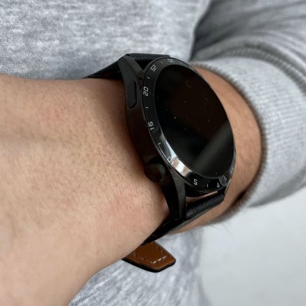 Smartwatch z funkcją rozmowy czarny Pacific 42-06 Sport Kroki Kalorie Puls Ciśnienie