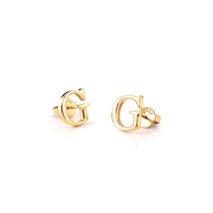 Złote kolczyki Guess litery G GUESS STUDS PARTY JUBE02169JW