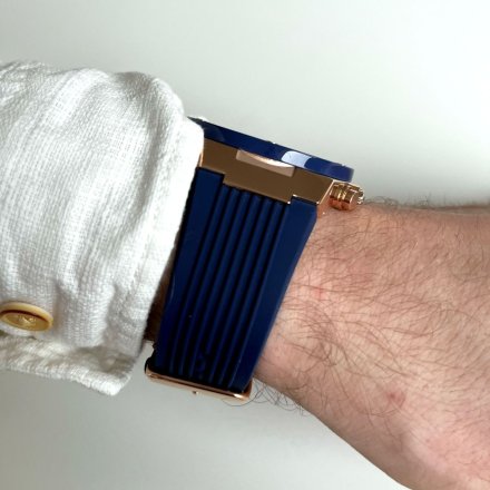 Zegarek męski Guess Poseidon z granatowym paskiem GW0057G2