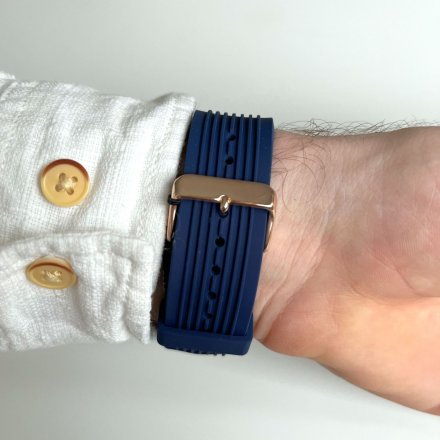 Zegarek męski Guess Poseidon z granatowym paskiem GW0057G2