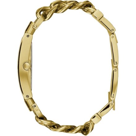 Złoty zegarek damski Guess z łańcuszkami Mod Heavy Metal W1117L2