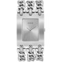 Srebrny zegarek damski Guess z łańcuszkami Heavy Metal W1274L1