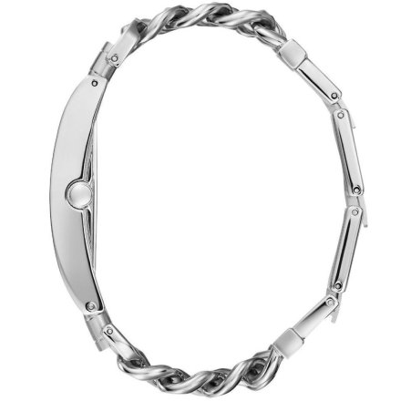 Srebrny zegarek damski Guess z łańcuszkami Heavy Metal W1274L1