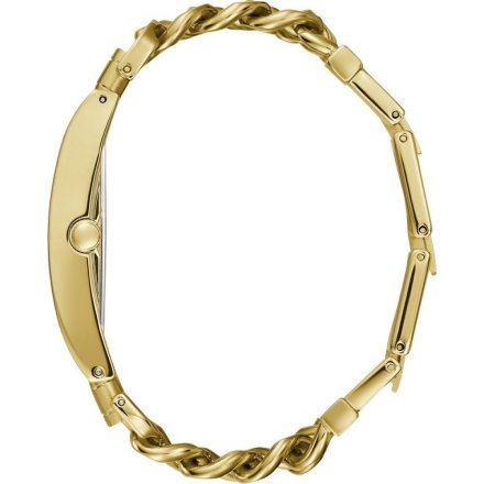Złoty zegarek damski Guess z łańcuszkami Heavy Metal W1274L2