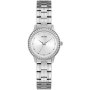 Srebrny zegarek damski Guess Chelsea z bransoletką i kryształkami W1209L1