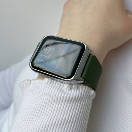 Smartwatch z funkcją rozmowy Termometr Ciśnienie Rubicon RNCE89 zielony SMARUB159