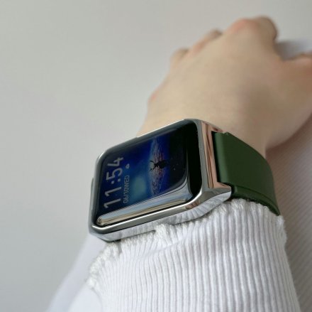 Smartwatch z funkcją rozmowy Termometr Ciśnienie Rubicon RNCE89 zielony SMARUB159