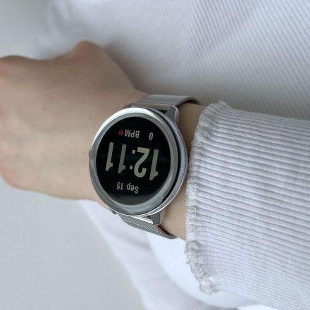 Damski smartwatch z funkcją rozmowy Rubicon RNCE90 srebrny SMARUB165
