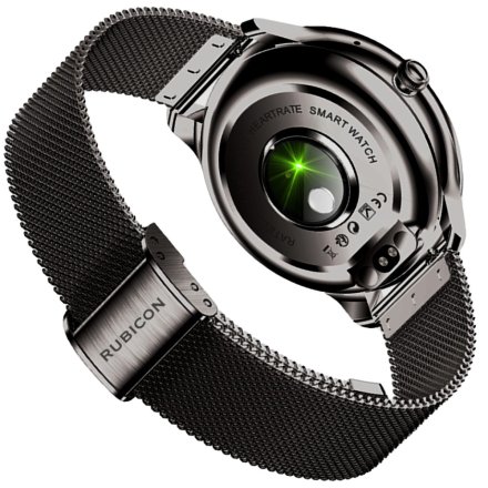 Damski smartwatch z funkcją rozmowy Rubicon RNCE90 czarny SMARUB166