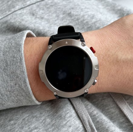 Smartwatch z funkcją rozmowy Tlen Puls Sport Rubicon RNCE91 srebrny SMARUB168