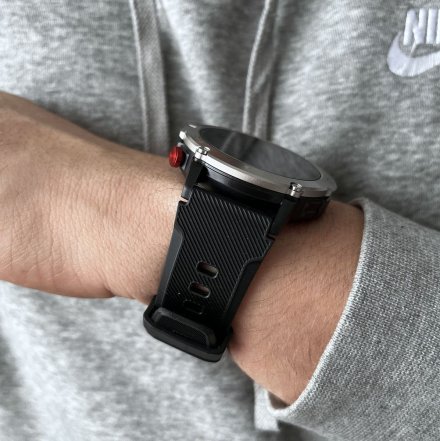Smartwatch z funkcją rozmowy Tlen Puls Sport Rubicon RNCE91 srebrny SMARUB168