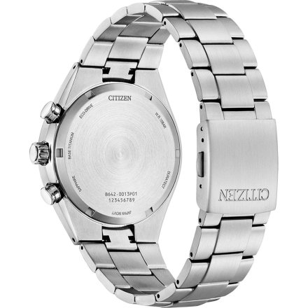 Citizen CA7090-87E Zegarek Męski na bransolecie Eco Drive Super Titanium Citizen