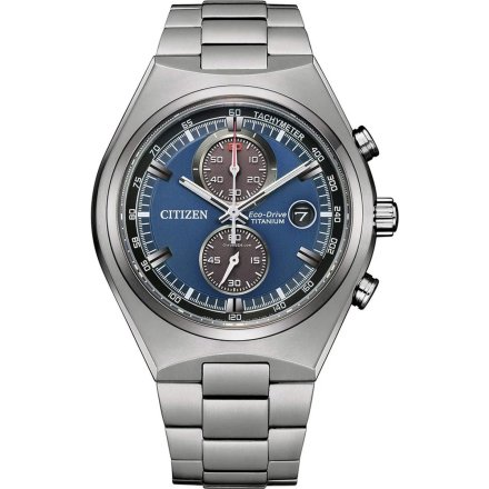 Citizen CA7090-87L Zegarek Męski na bransolecie Eco Drive Super Titanium Citizen