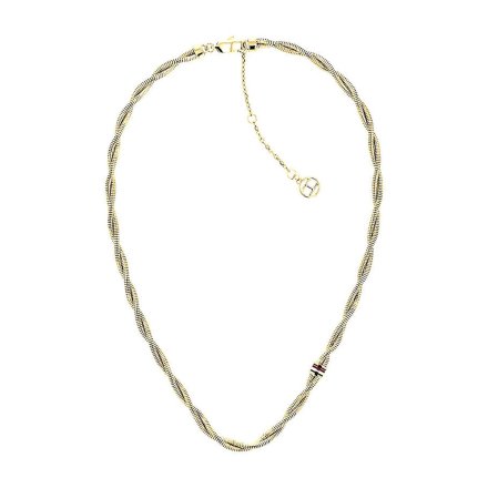 Złoty łańcuszek Tommy Hilfiger naszyjnik damski Braided Twist MJF 2780685