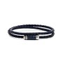 Granatowa podwójna męska skórzana bransoletka Tommy Hilfiger MJM 2790326