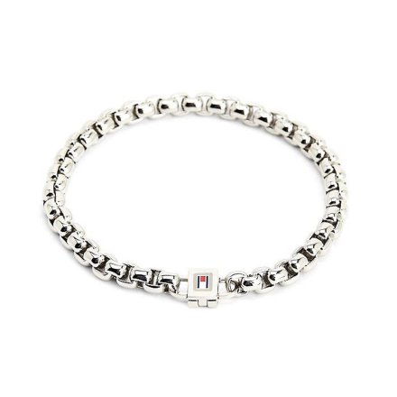 Srebrna męska bransoletka Tommy Hilfiger łańcuch MJM 2790367