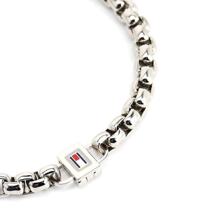 Srebrna męska bransoletka Tommy Hilfiger łańcuch MJM 2790367