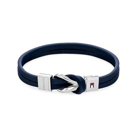 Granatowa męska skórzana bransoletka Tommy Hilfiger MJM 2790443