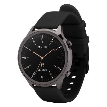 Smartwatch Garett Bonita czarny stalowy + pasek