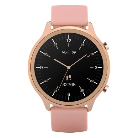 Smartwatch Garett Bonita złoty stalowy + pasek 5904238485491