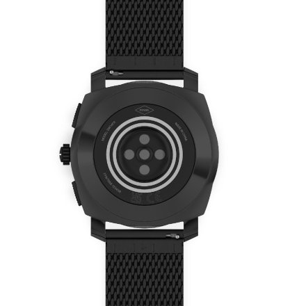 Czarny smartwatch Fossil Machine Hybrid z bransoletką FTW7062