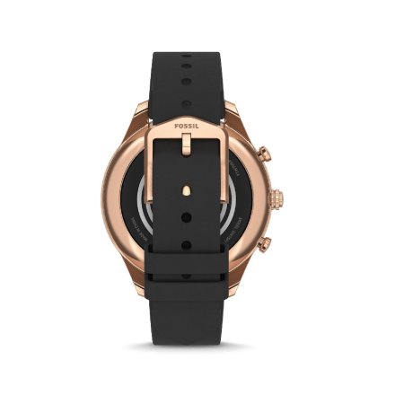Damski smartwatch Fossil Stella Hybrid z czarnym paskiem FTW7064