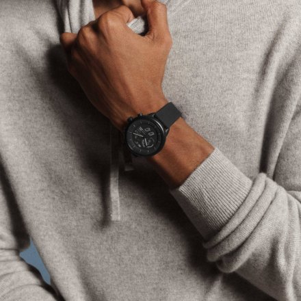 Zegarek smartwatch Fossil Wellness Hybrid czarny FTW7080