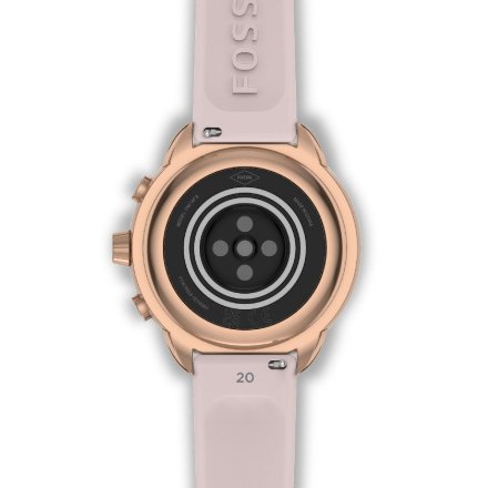 Damski smartwatch Fossil Wellness Hybrid pudrowy  FTW7083