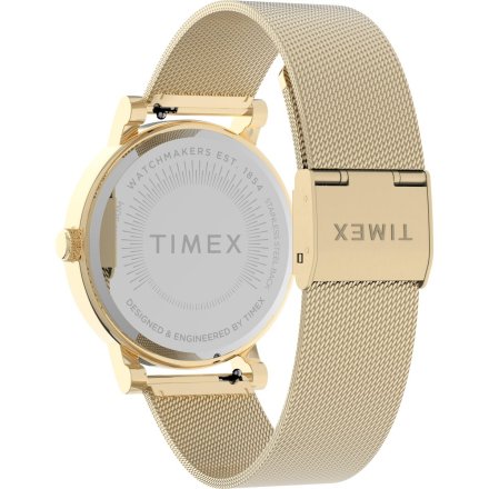 Złoty zegarek Timex Originals z bransoletką TW2U05400